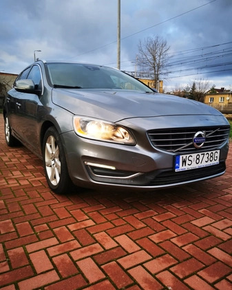 Volvo V60 cena 60000 przebieg: 229000, rok produkcji 2017 z Siedlce małe 121